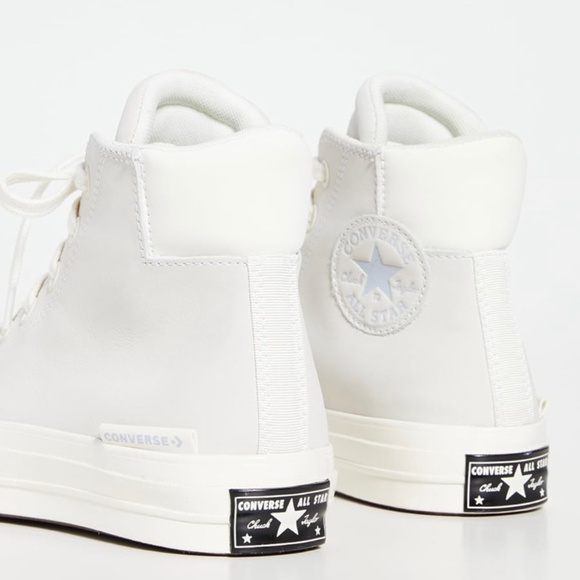 CONVERSE Chuck 70 Padded Collar High Top Men Leather Sneakers - Picture 7 of 9